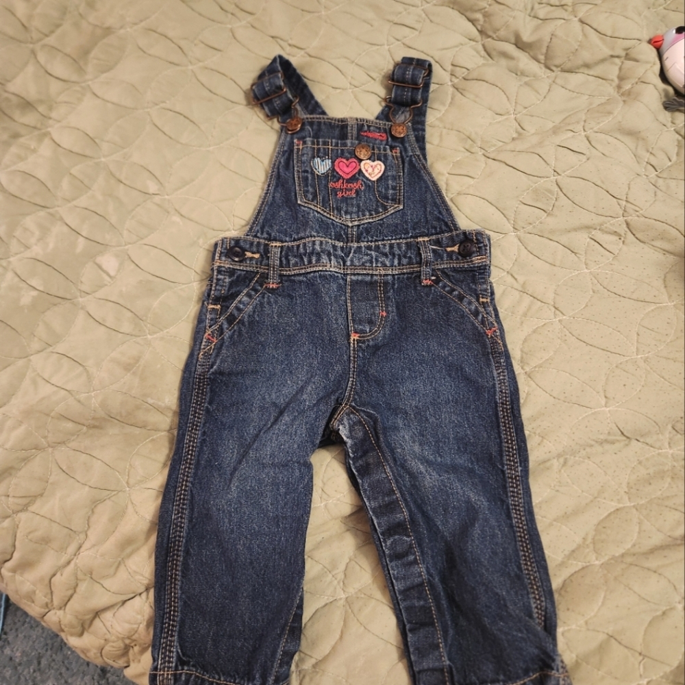 Oshkosh Girls Overalls 9 Months